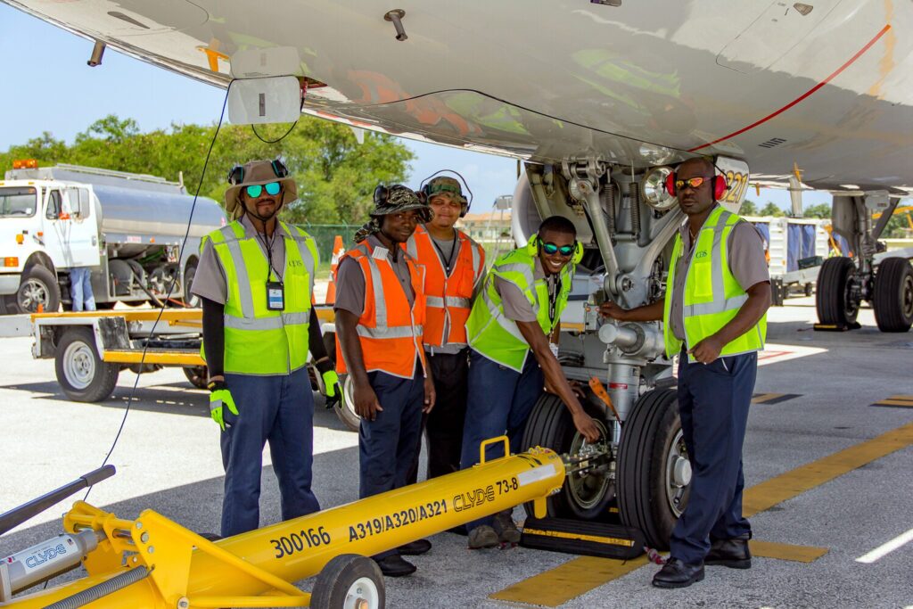 CDS ramp operations Cayman Islands airport
